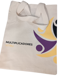 ECOBAG ALGODAO CRU 30CM X 40CM MAXIMO 2 CORES  ALÇA EM GORGURÃO 